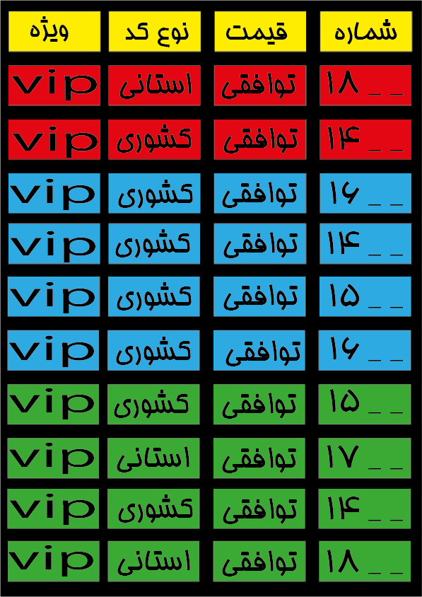 خط 4 رقمی